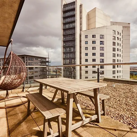 King Penthouse View&free Parking! Apartmán Leeds (West Yorkshire)