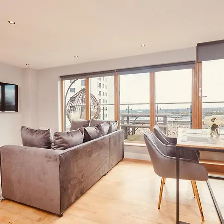 King Penthouse View&free Parking! Apartmán Leeds (West Yorkshire)